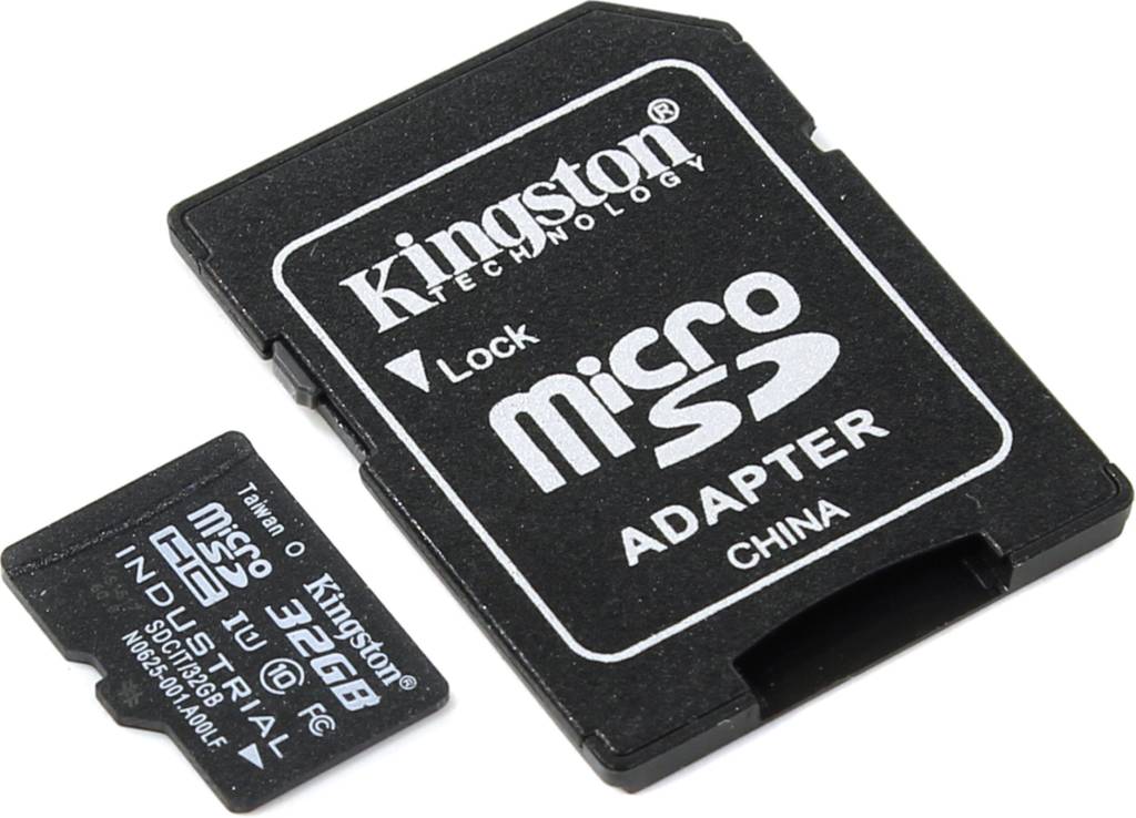    microSDHC 32Gb Kingston [SDCIT/32GB] UHS-I U1 + microSD-- >SD Adapter