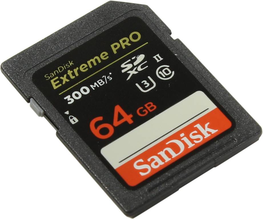    SDXC 64Gb SanDisk Extreme Pro [SDSDXPK-064G-GN4IN] UHS-II U3