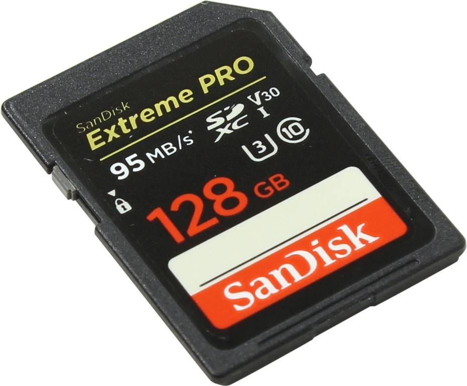    SDHC 128Gb SanDisk Extreme Pro [SDSDXXG-128G-GN4IN] UHS-I U3