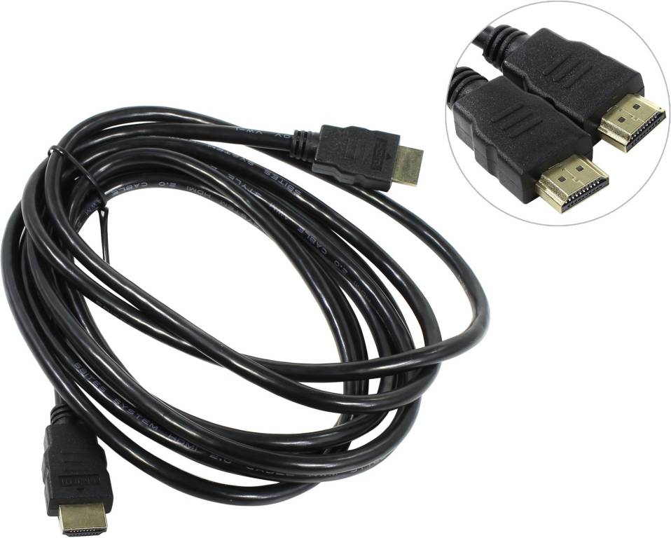 купить Кабель HDMI to HDMI (19M -19M)  3.0м v2.0 5bites [APC-200-030]