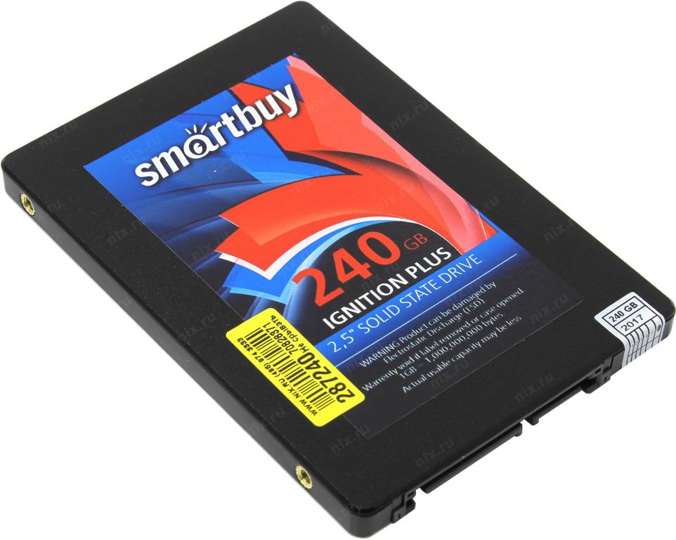   SSD 240 Gb SATA-III SmartBuy Ignition Plus [SB240GB-IGNP-25SAT3] 2.5 MLC