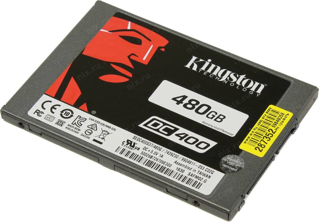   SSD 480 Gb SATA-III Kingston DC400 [SEDC400S37/480G] 2.5 MLC
