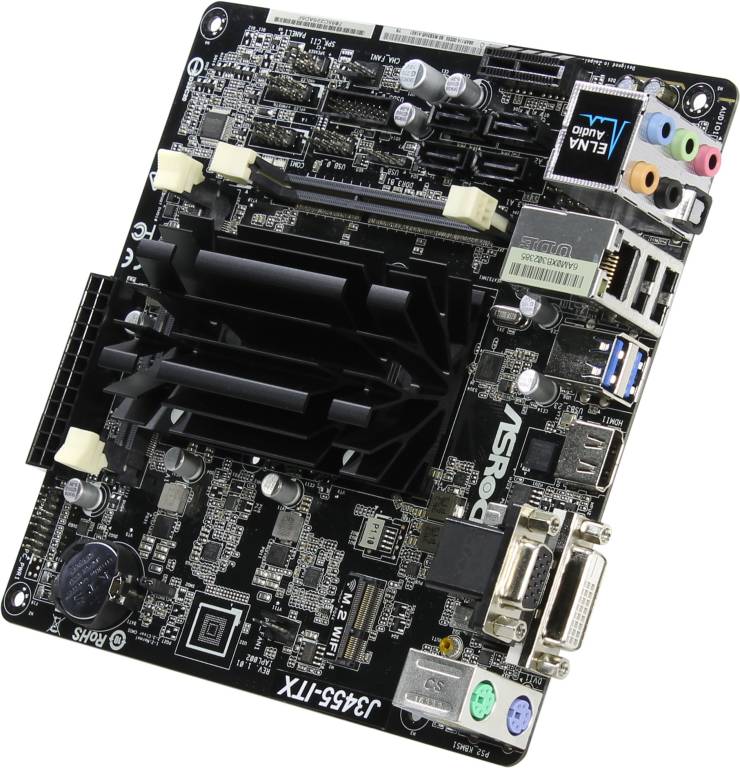    ASRock J3455-ITX(J3455 onboard)(RTL)Dsub+DVI+HDMI GbLAN SATA Mini-ITX 2DDR3