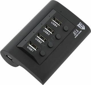   USB2.0 HUB 4-port Jet.A [JA-UH14 Black]