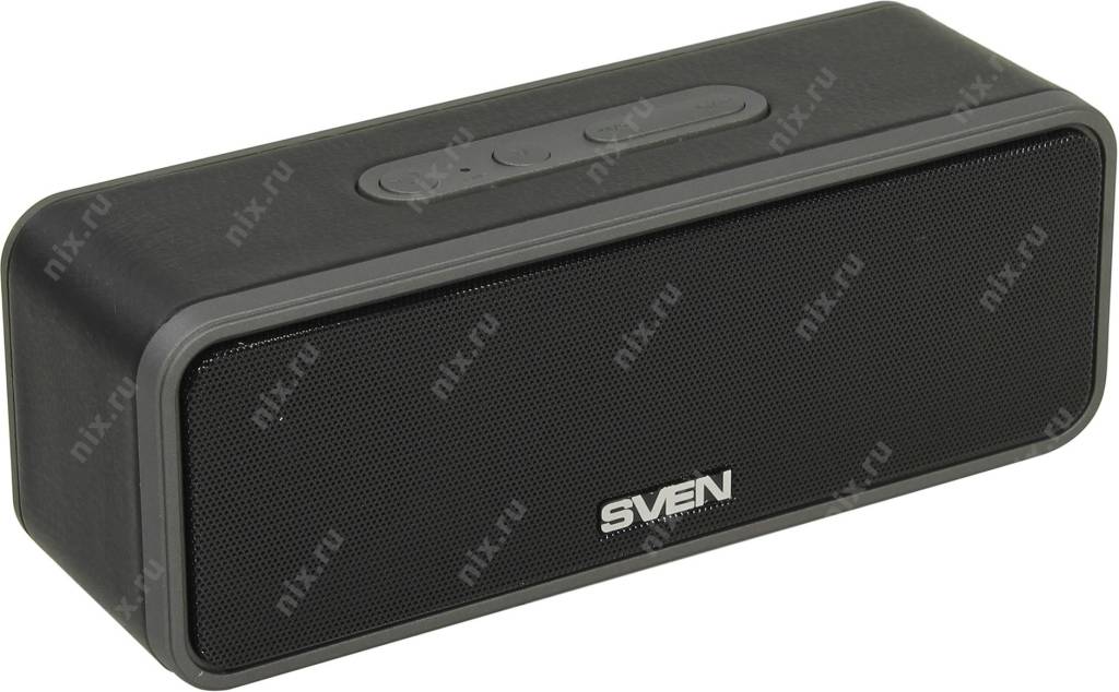   SVEN PS-170BL Black (2x5W, Bluetooth, microSD, FM, Li-Ion)
