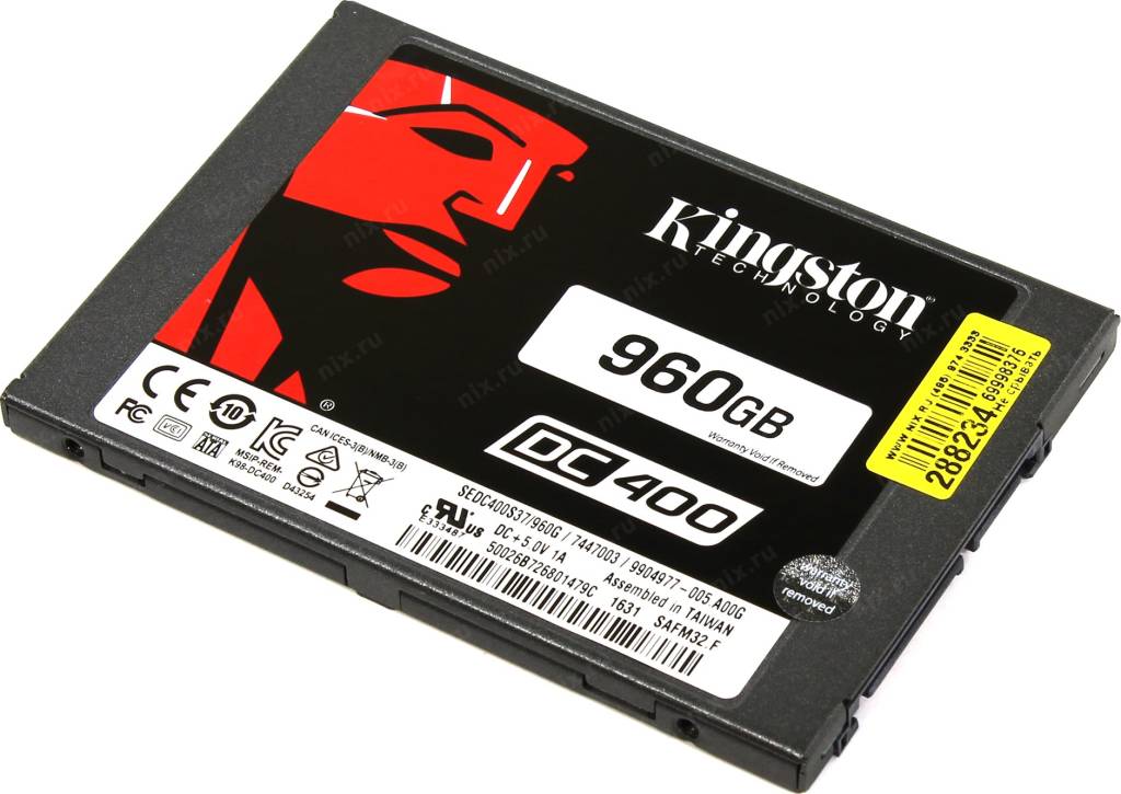   SSD 960 Gb SATA-III Kingston DC400 [SEDC400S37/960G] 2.5 MLC