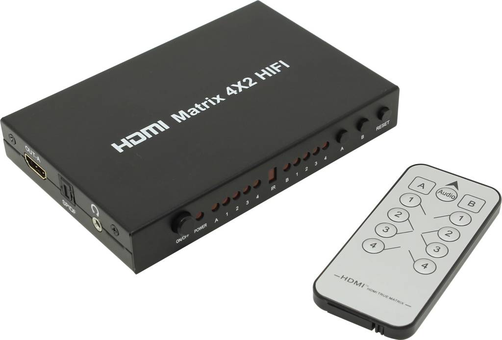   HDMI Greenconnect [GL-342] 4-port Switch (4in - > 2out)