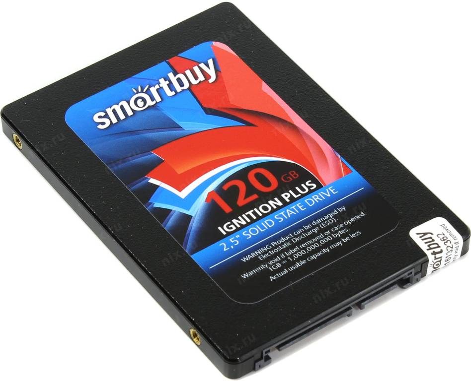   SSD 120 Gb SATA-III SmartBuy Ignition Plus [SB120GB-IGNP-25SAT3] 2.5 MLC
