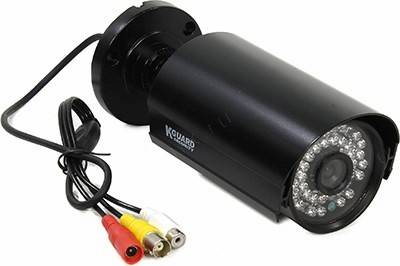    KGUARD[FW223GPK]Day&Night Indoor/Outdoor CCTV Camera Kit(480TVL,CCD,Colo