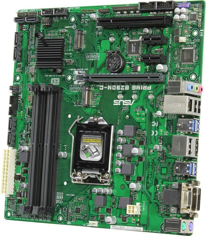    LGA1151 ASUS PRIME B250M-C(RTL)[B250]PCI-E Dsub+DVI+HDMI+DP GbLAN SATA MicroATX 4D