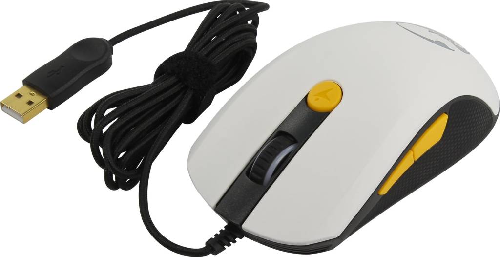   USB Genius Gaming Mouse M8-610 White+Orange (RTL) 6.( ) (31040064103)