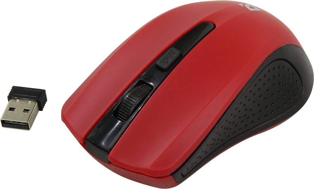   USB Defender Accura Wireless Optical Mouse [MM-935 Red] (RTL) 3.( ) [52937]