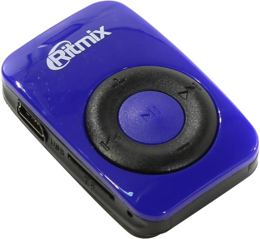   Ritmix [RF-1010] Blue (MP3 Player, MicroSD, USB2.0, Li-lon)