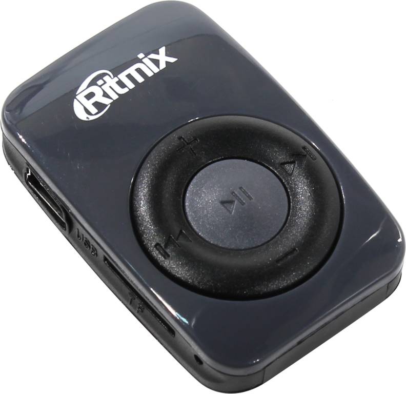   Ritmix [RF-1010] Gray (MP3 Player, MicroSD, USB2.0, Li-lon)