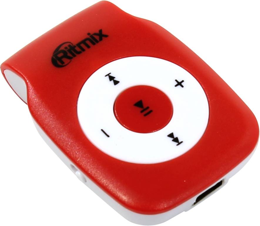   Ritmix [RF-1015] Red (MP3 Player, MicroSD, USB2.0, Li-lon)