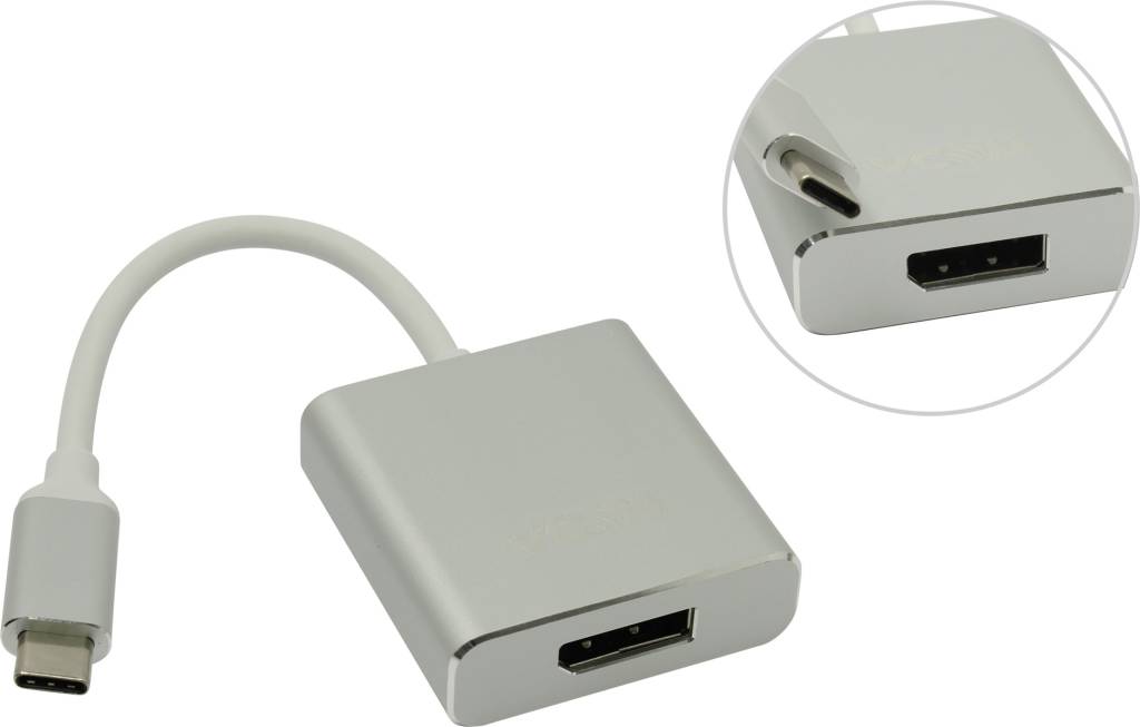 купить Переходник USB-CM to DisplayPort Adapter VCOM [CU422M-0.15м] (RTL)