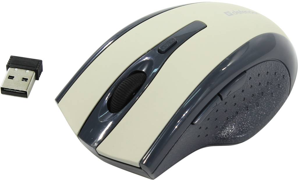   USB Defender Wireless Optical Mouse Accura [MM-665 Grey] (RTL)6.( ) .[52666]