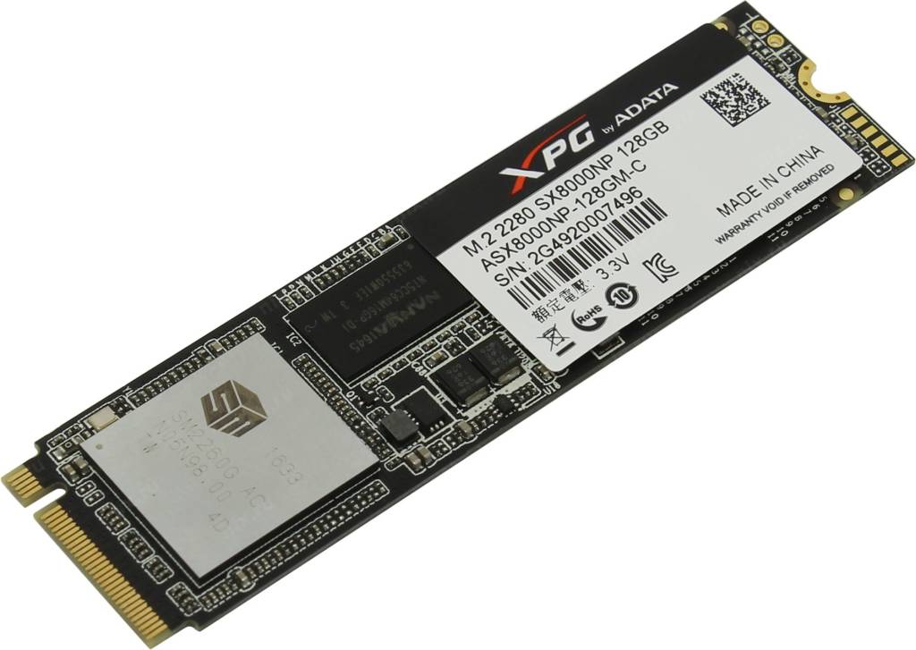   SSD 128 Gb M.2 2280 M ADATA SX8000 [ASX8000NP-128GM-C]