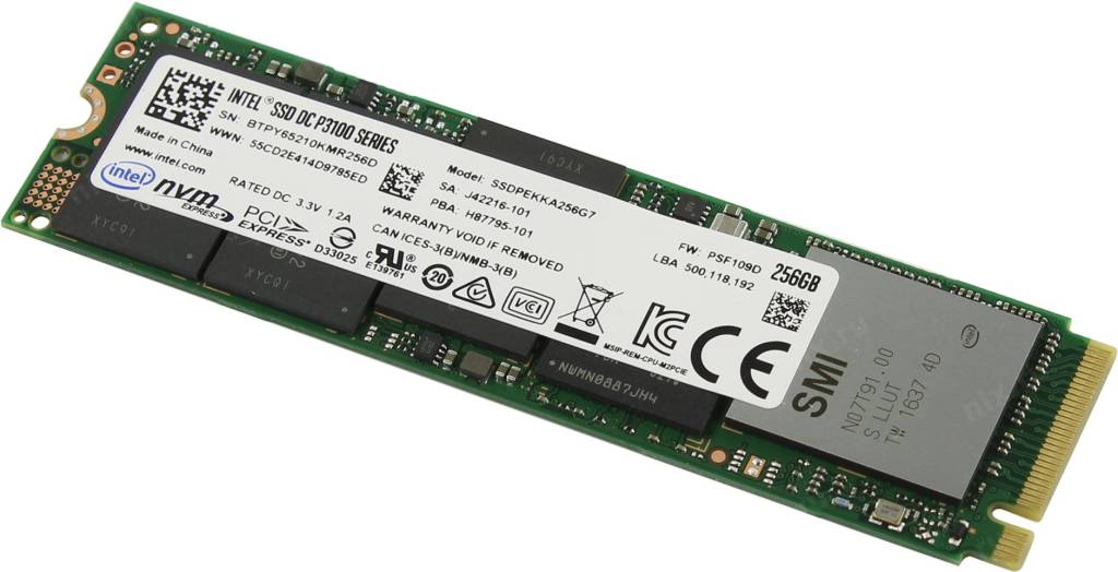   SSD 256 Gb M.2 2280 M Intel DC P3100 Series [SSDPEKKA256G701] 3D TLC