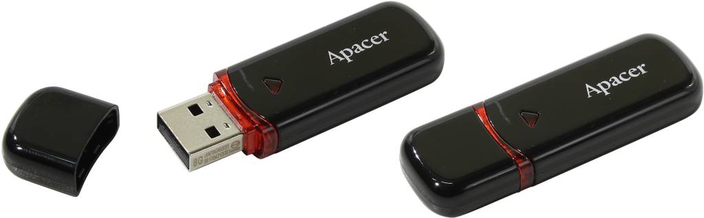   USB2.0  8Gb Apacer AH333 [AP8GAH333B-1] (RTL)