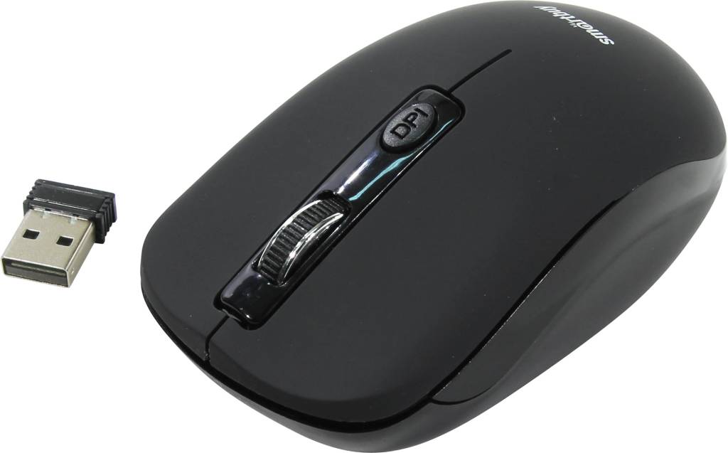  USB SmartBuy Wireless Optical Mouse [SBM-345AG-K] (RTL) 4.( )