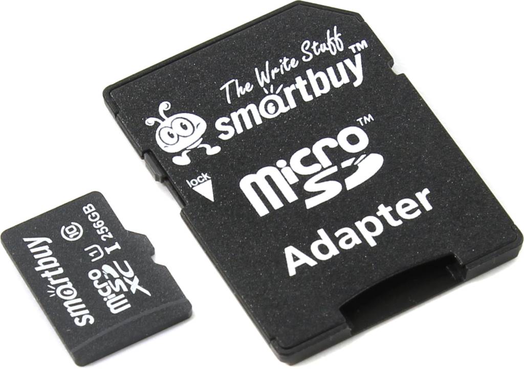    SDXC 256Gb SmartBuy Ultimate [SB256GBSDCL10-01] UHS-I U1+microSD-- >SD Adapter