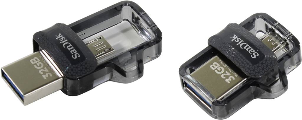   USB3.0/USB micro-B OTG 32Gb SanDisk Ultra Dual Drive m3.0[SDDD3-032G-G46] (R