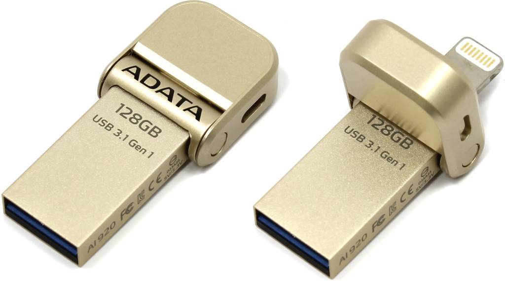   USB3.1/Lightning 128Gb ADATA AI920 [AAI920-128G-CGD]