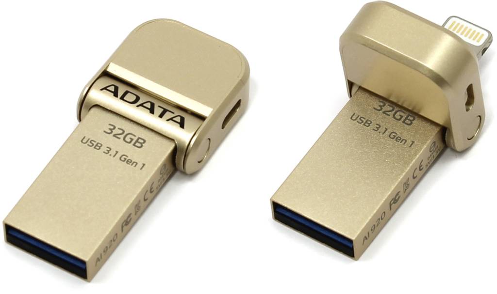   USB3.1/Lightning 32Gb ADATA AI920 [AAI920-32G-CGD]