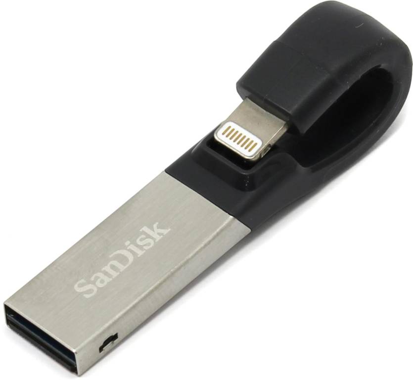   USB/Lightning 256Gb SanDisk iXpand for iPhone and iPad [SDIX30N-256G-GN6NN] (RTL)