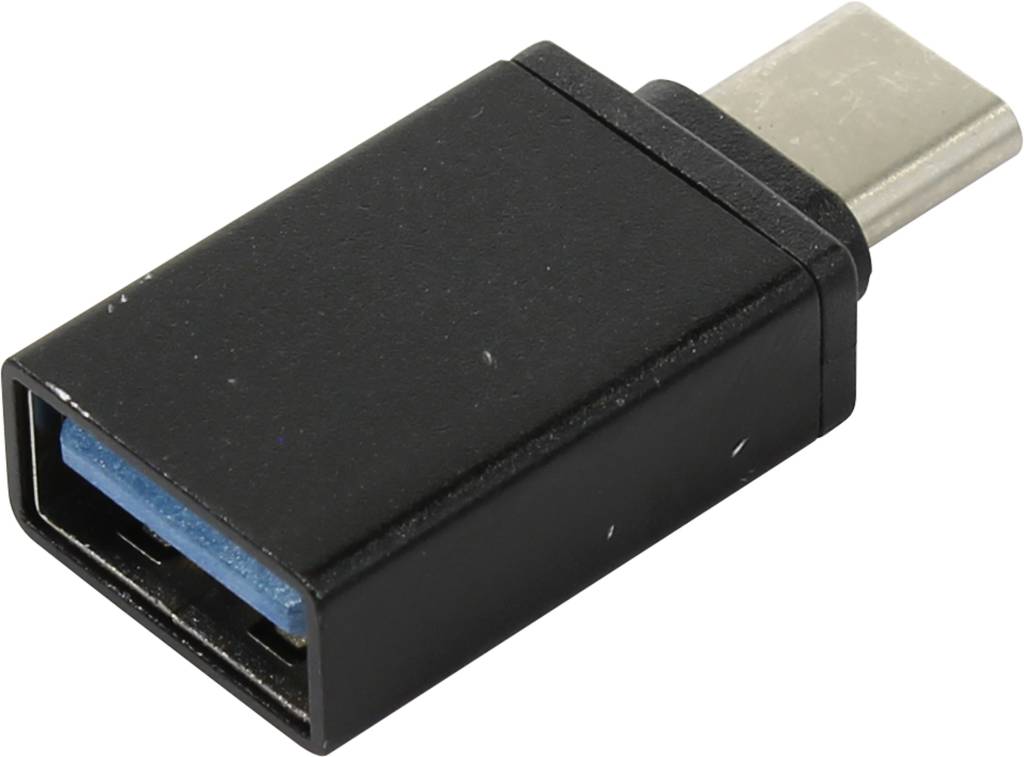 купить Переходник USB3.0 AF-- >USB-C M OTG KS-is [KS-296 Black]