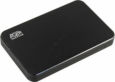    USB3.0  . 2.5 SATA HDD AgeStar [3UB2A18-Black]