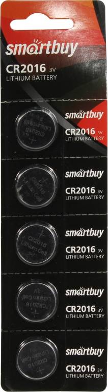  .  Smartbuy SBBL-2016-5B CR2016 (Li, 3V) [. 5 ]