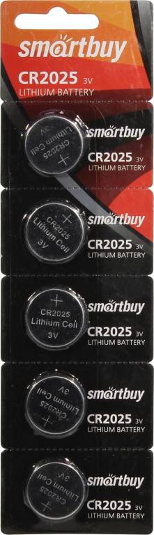  .  Smartbuy SBBL-2025-5B CR2025 (Li, 3V) [. 5 ]