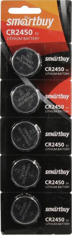  .  Smartbuy SBBL-2450-5B CR2450 (Li, 3V) [. 5 ]
