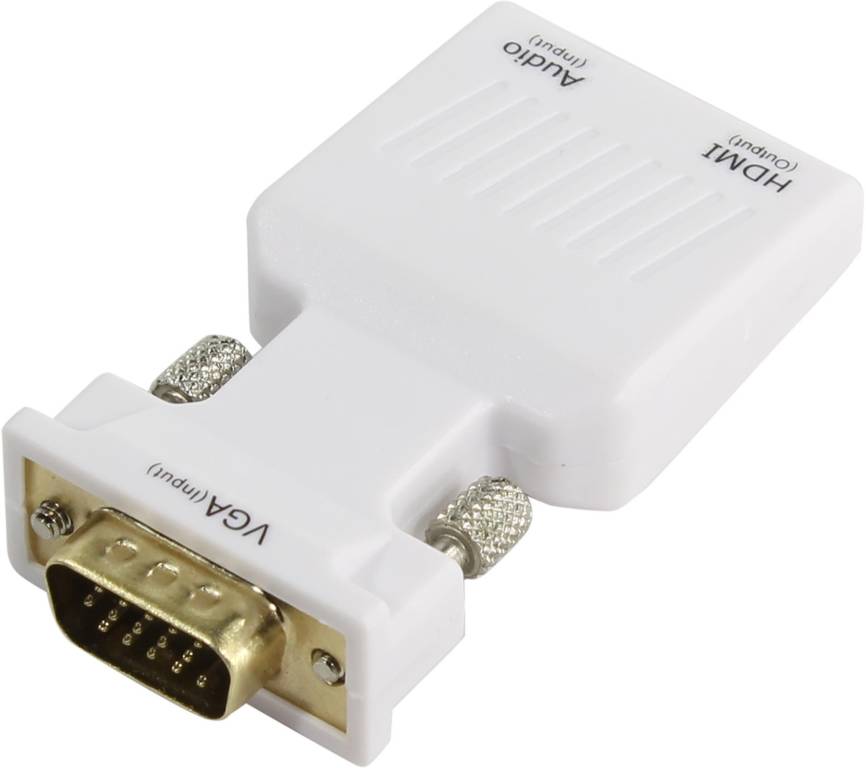 купить Адаптер VGA(15M)+audio - > HDMI (F) (питание miniUSB)