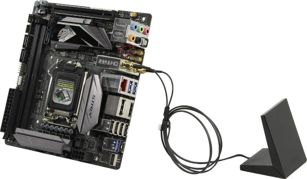    LGA1151 ASUS STRIX Z270I GAMING(RTL)[Z270]PCI-E HDMI+DP GbLAN+WiFi SATA Mini-ITX 2