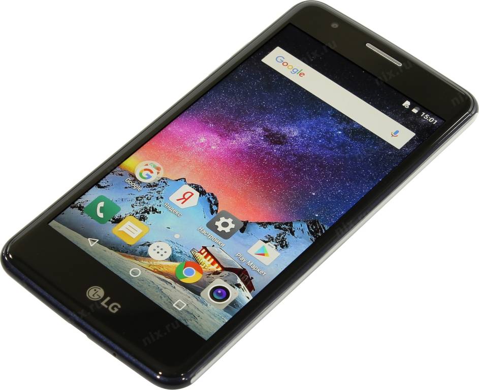   LG K8 2017 X240 Black&Blue(1.3GHz,1.5GbRAM,5 1280x720 IPS,4G+BT+WiFi+GPS,16Gb+microSD,13Mp