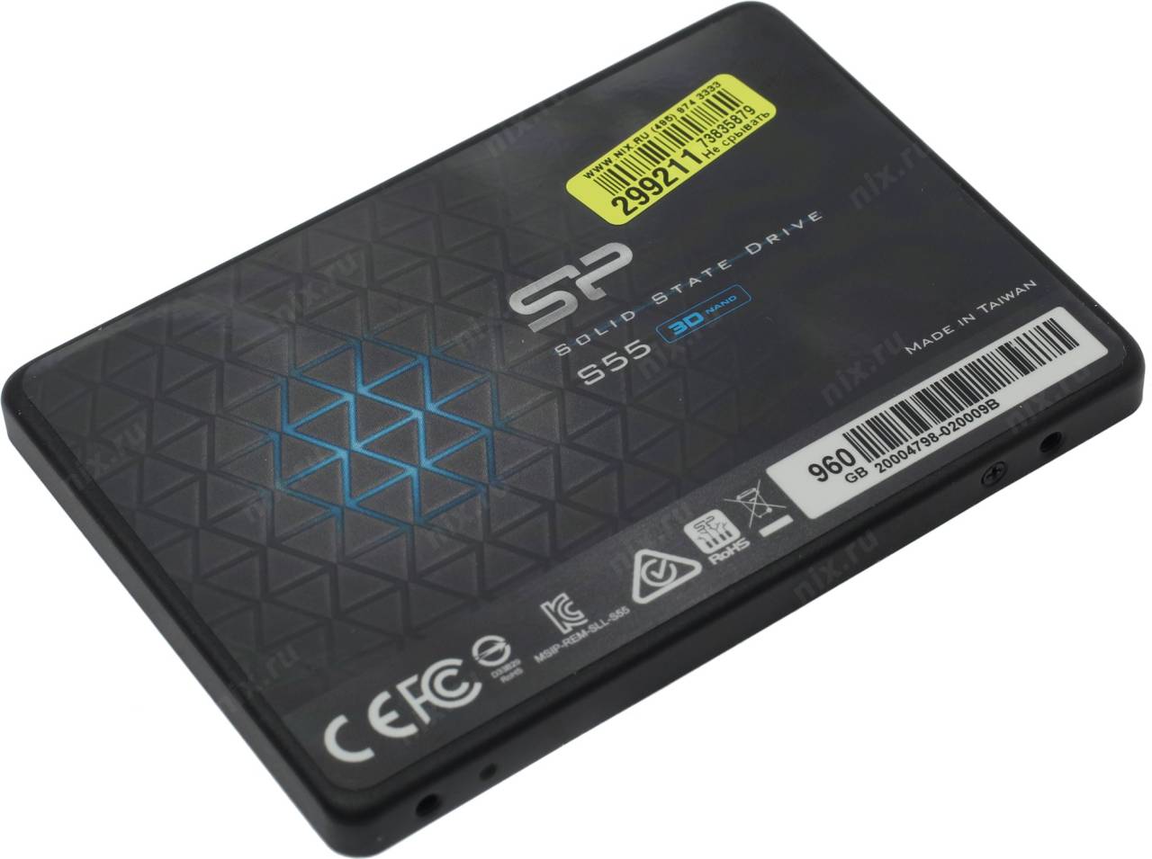   SSD 960 Gb SATA-III Silicon Power Slim S55 [SP960GBSS3S55S25] 2.5