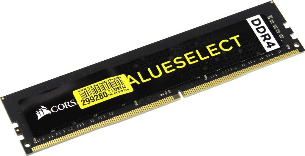    DDR4 DIMM 16Gb PC-17000 Corsair Value Select [CMV16GX4M1A2133C15]