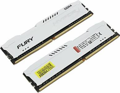    DDR4 DIMM 16Gb PC-19200 Kingston HyperX Fury [HX424C15FW2K2/16] KIT 2*8Gb CL15