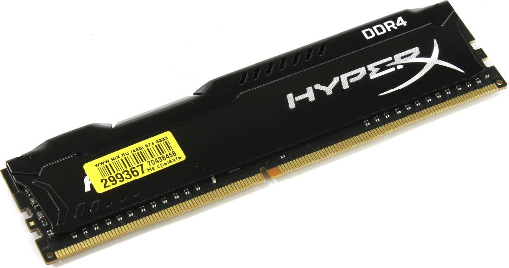    DDR4 DIMM  8Gb PC-21300 Kingston HyperX Fury [HX426C16FB2/8] CL16