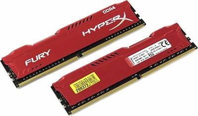    DDR4 DIMM 16Gb PC-21300 Kingston HyperX Fury [HX426C16FR2K2/16] KIT 2*8Gb CL16