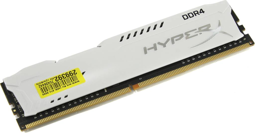   DDR4 DIMM  8Gb PC-21300 Kingston HyperX Fury [HX426C16FW2/8] CL16