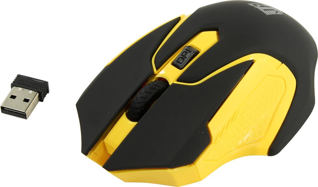   USB Jet.A Optical Mouse [OM-U57G Black&Yellow] (RTL) 4.( ), 