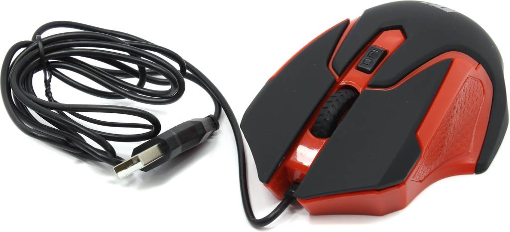   USB Jet.A Optical Mouse [OM-U57 Black&Red] (RTL) 4.( )