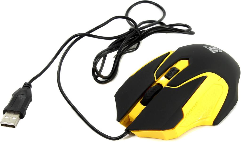   USB Jet.A Optical Mouse [OM-U57 Black&Yellow] (RTL) 4.( )