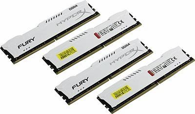    DDR4 DIMM 64Gb PC-17000 Kingston HyperX Fury [HX421C14FWK4/64] KIT 4*16Gb CL14