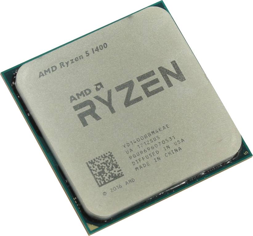  AMD Ryzen 5 1400 (YD1400B) 3.2 GHz/4core/2+8Mb/65W Socket AM4