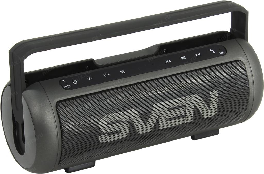   SVEN PS-250BL Black (2x5W, Bluetooth, microSD, FM, Li-Ion)